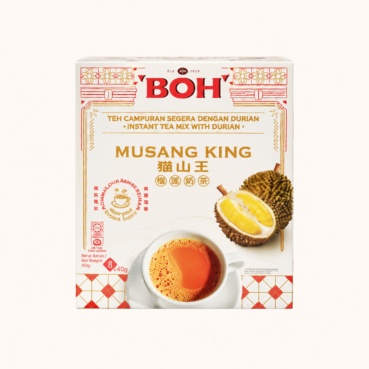 BOH 貓山王榴槤奶茶