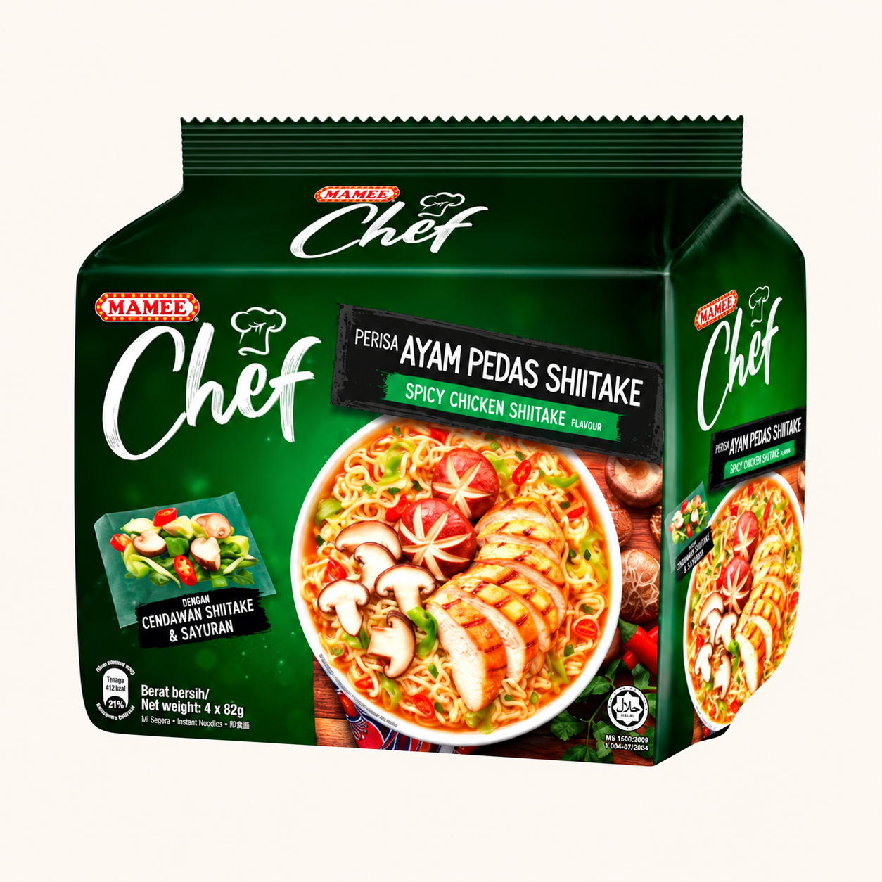Mamee Chef 香菇辣雞即食麵